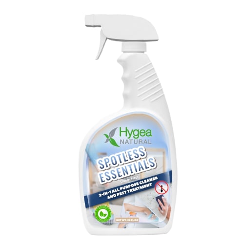 Hygea Natural Spotless Essentials 2-in-1 Pest Treatment and All Purpose Cleaner, Laundry Scent, 24oz